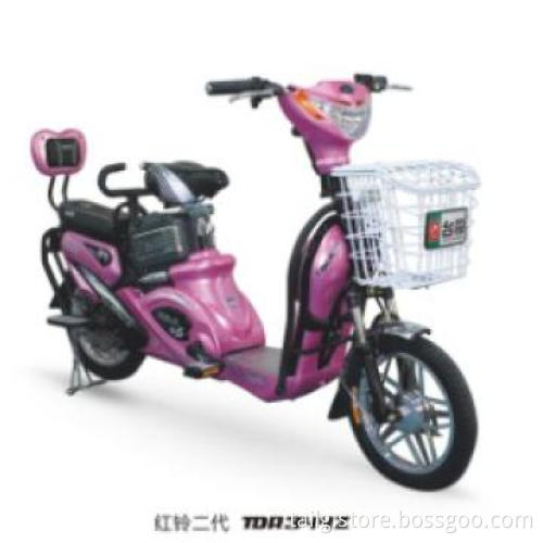 Red fashionable 350W Electric Bicyle